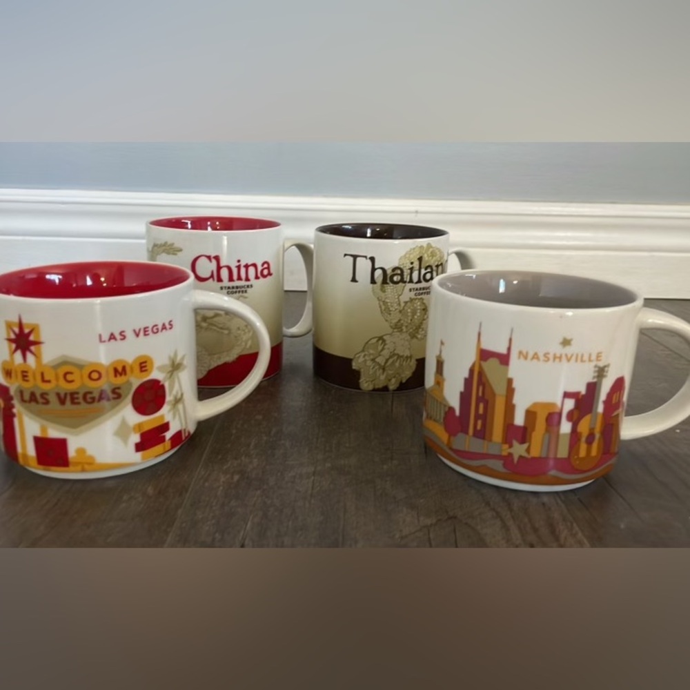 Starbucks collectors mugs